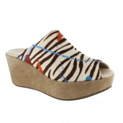 Chocolat Blu Yiona Wedges -fishpond shop 24057 ZBRAMULTICALF l