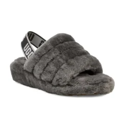 Ugg Fluff Yeah Slipper -fishpond shop 24617 CHARCOAL l