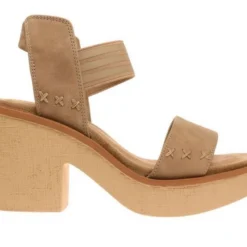 Pierre Dumas Clue- 3 Wedge -fishpond shop 28236 734TAUPE l