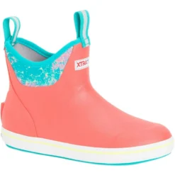 XTRATUF Women's Ankle Deck Boot Coral