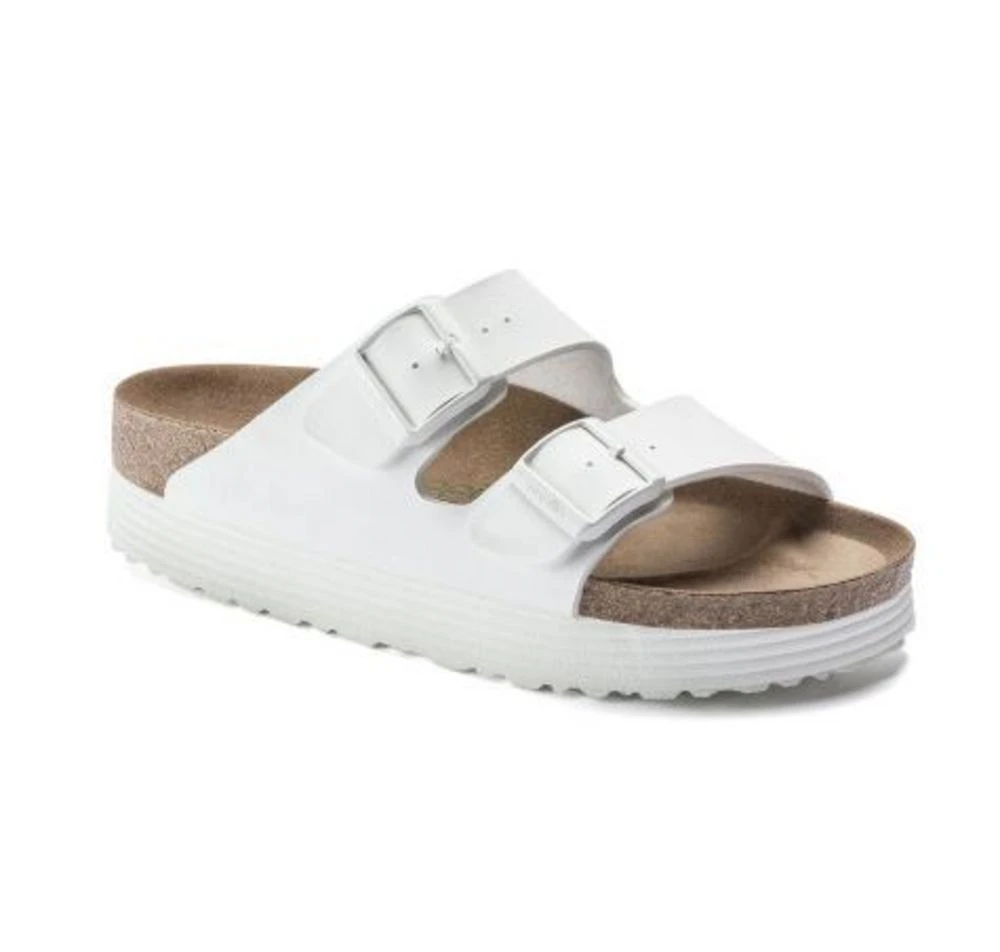 Birkenstock Arizona Platform White 2 Birkenstock Arizona Platform White - Image 2
