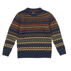 Barbour Boys Case Fair Isle Crew