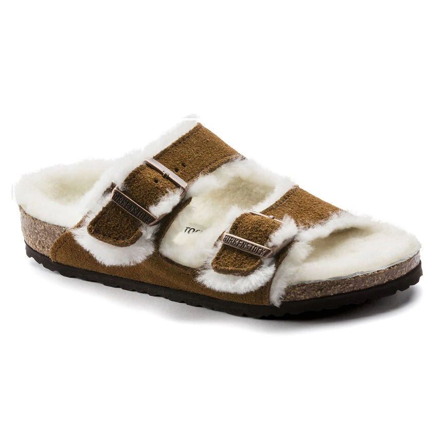 Birkenstock Kids Arizona Shearling Suede Leather 1 Birkenstock Kids Arizona Shearling Suede Leather