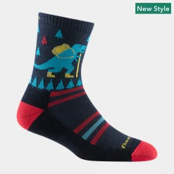 Darn Tough Vermont 3038 Ty-Ranger-Saurus Micro Crew Lightweight With Cushion